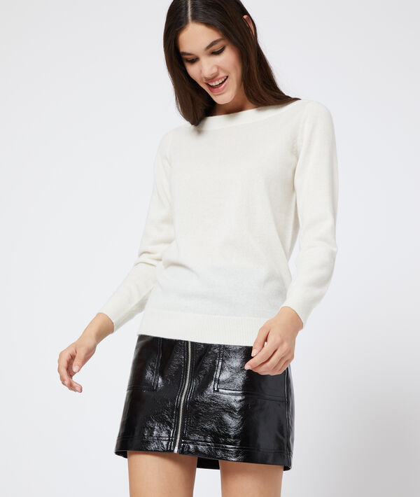 Pull col bateau en cachemire Pull col bateau en cachemire
