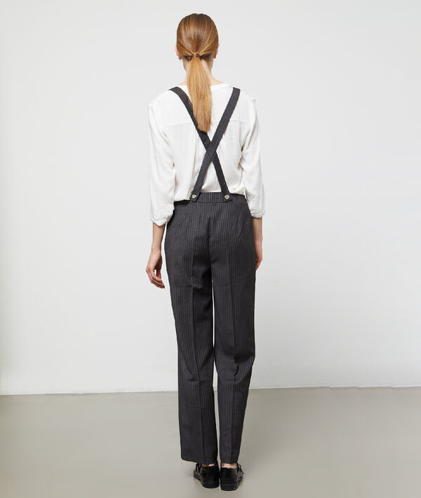 Pantalon large à bretelles Pantalon large à bretelles