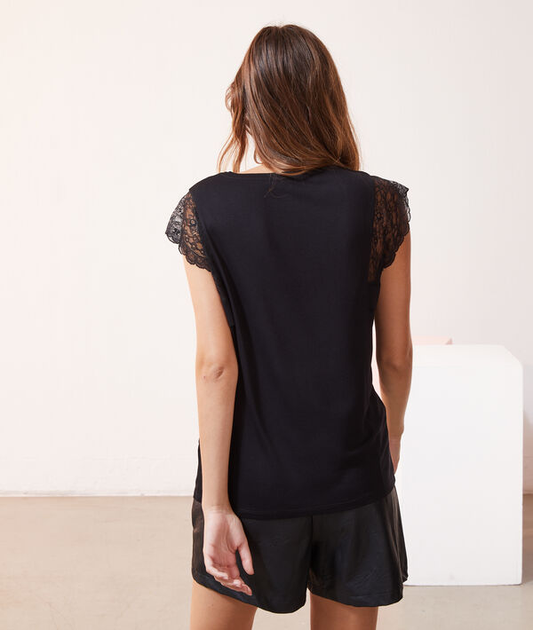 T-shirt détails dentelle T-shirt détails dentelle