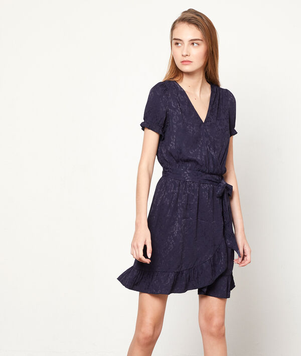Robe cache-coeur imprimé léopard Robe cache-coeur imprimé léopard