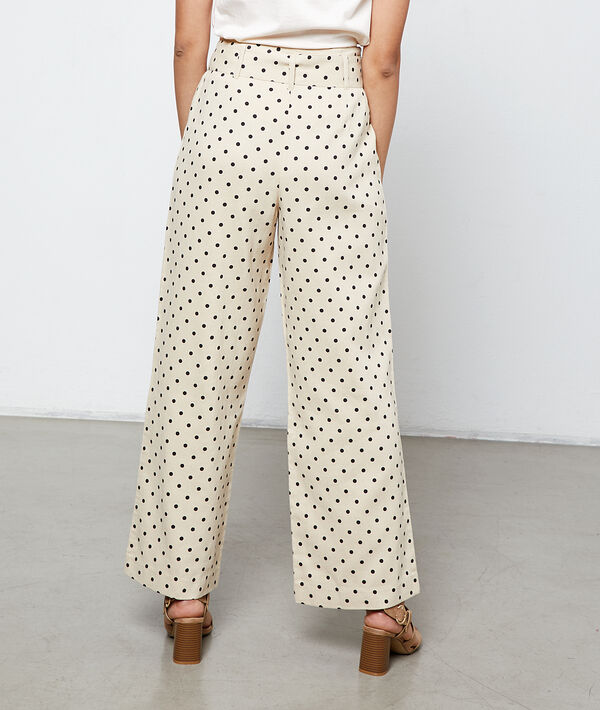 Pantalon large à pois Pantalon large à pois