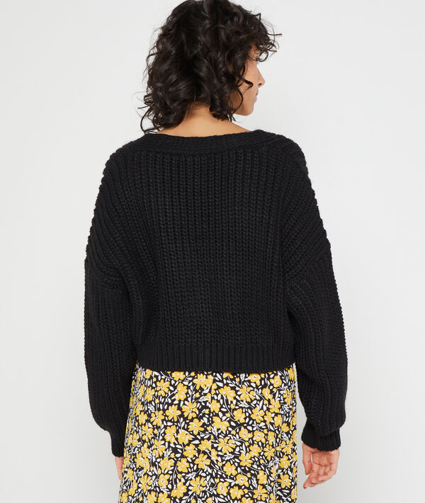Gilet en grosse maille Gilet en grosse maille