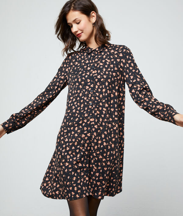 Robe chemise imprimé fleuri Robe chemise imprimé fleuri