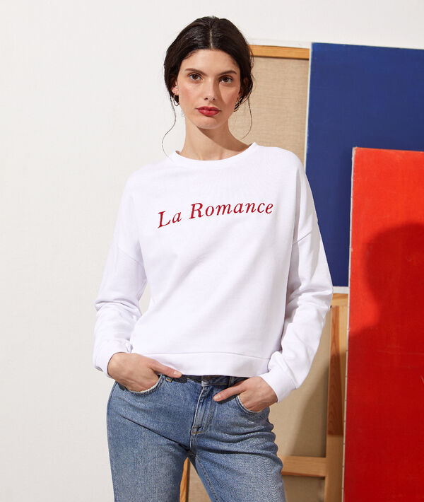 Sweat shirt brodé "La Romance" Sweat shirt brodé "La Romance"