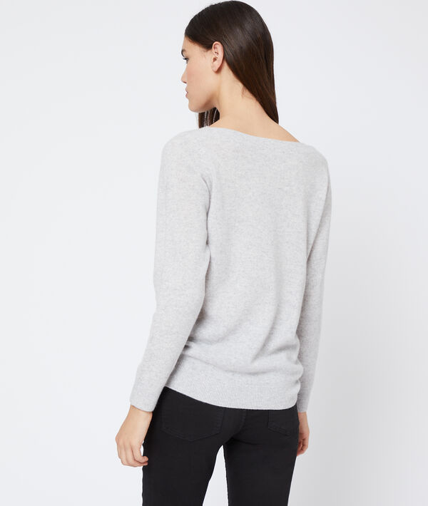 Pull col bateau en cachemire Pull col bateau en cachemire