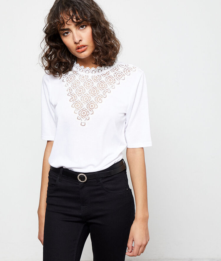 Ceinture boucle à maillons noir.