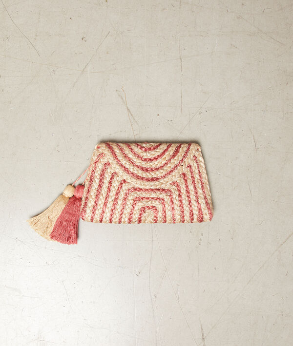 Sac tressé à pompons Sac tressé à pompons