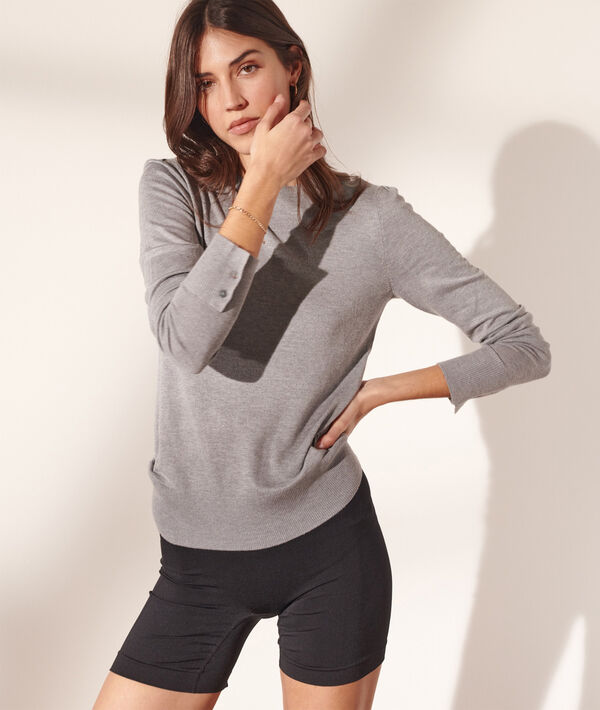 Pull col rond maille fine Pull col rond maille fine
