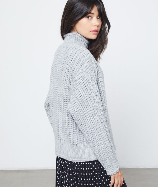 Pull col roulé en grosse maille Pull col roulé en grosse maille
