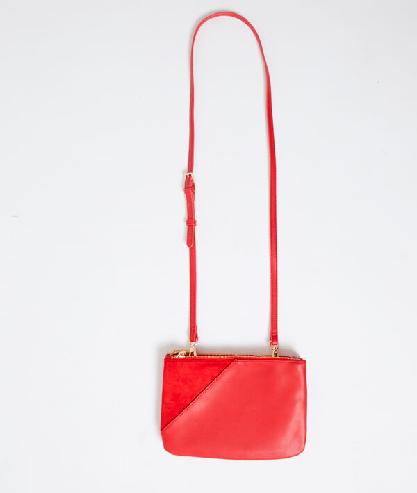 Sac pochette bi-matière Sac pochette bi-matière