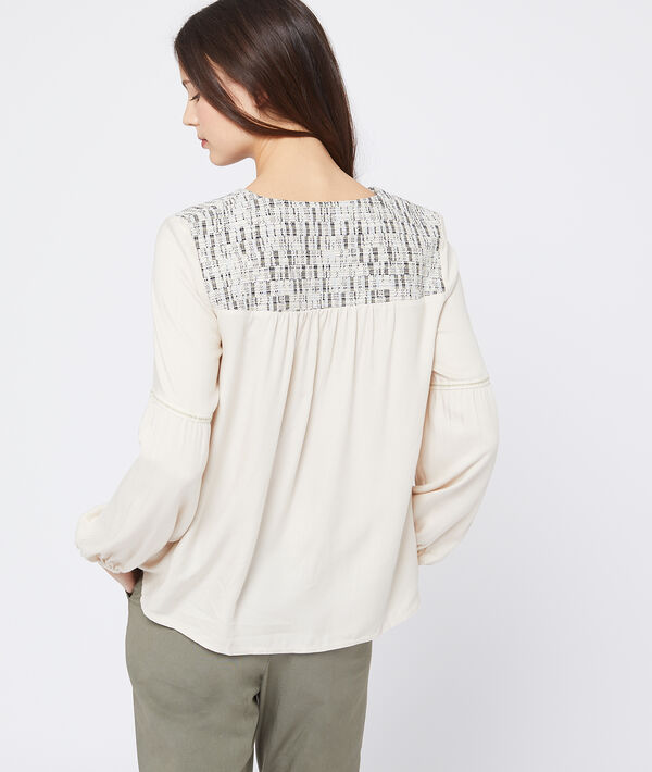 Blouse à motifs jacquard Blouse à motifs jacquard