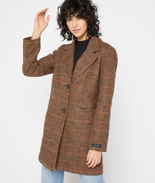 Manteau masculin à motifs Prince de Galles Manteau masculin à motifs Prince de Galles
