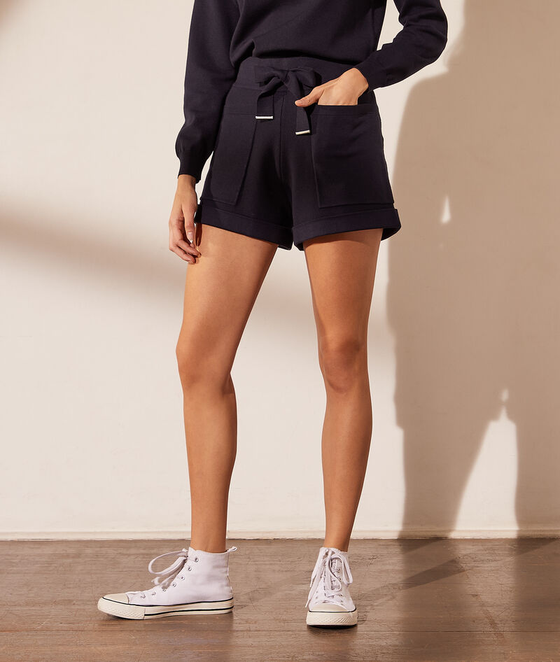 short en maille a nouer louis marine etam