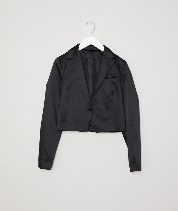 Veste de tailleur satinée Veste de tailleur satinée