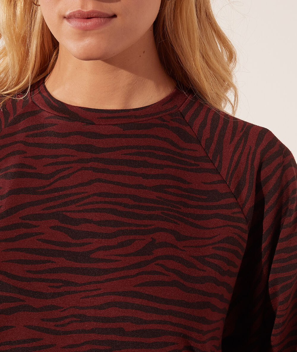 Robe sweat zèbre zebre.