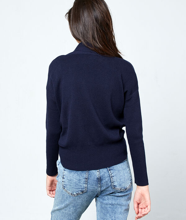 Pull cache-coeur en maille fine Pull cache-coeur en maille fine