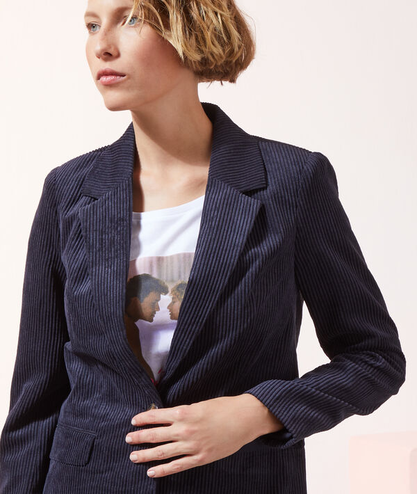 Veste de tailleur en velours côtelé Veste de tailleur en velours côtelé