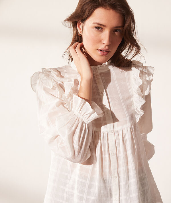 Blouse avec volants sur les manches Blouse avec volants sur les manches