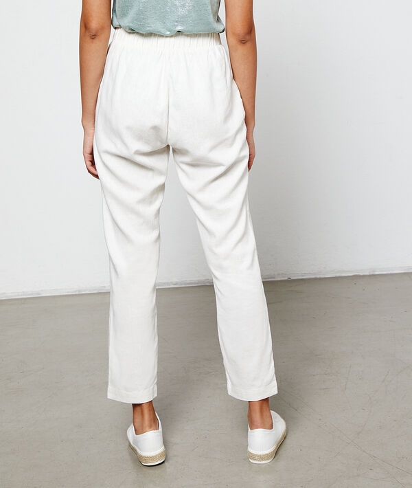 Pantalon carotte à nouer Pantalon carotte à nouer