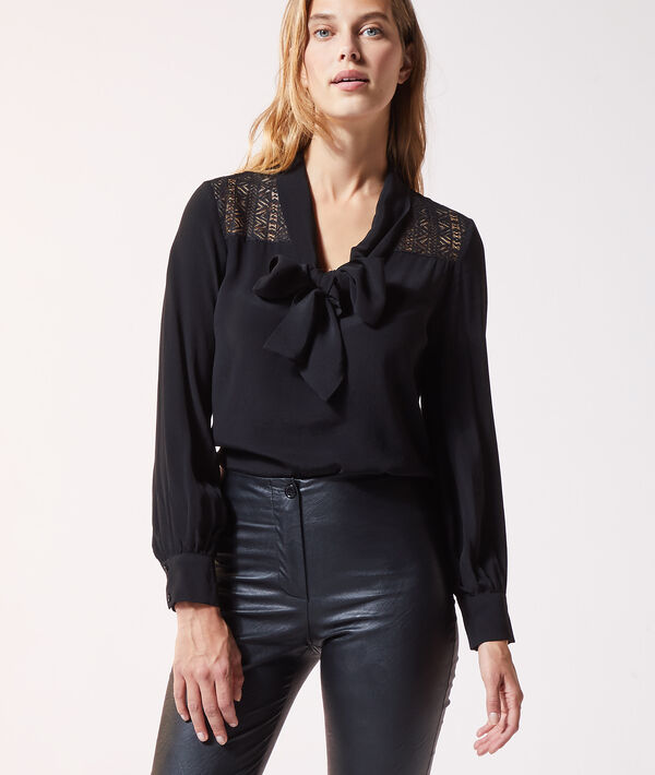 Blouse col lavallière Blouse col lavallière