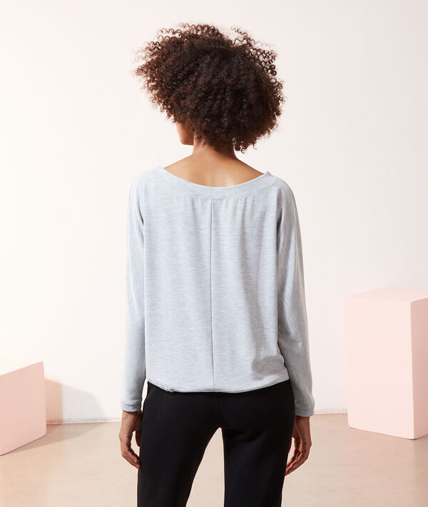 Pull maille fine col bateau liens de serrage Pull maille fine col bateau liens de serrage