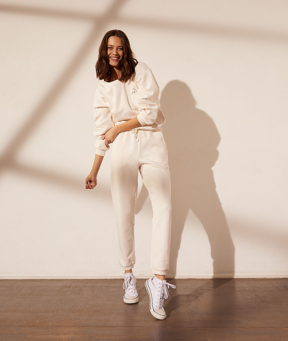 Combinaison jogger ecru.
