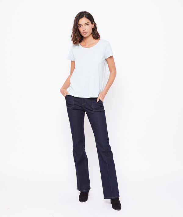 T-shirt 100% coton bio celadon.