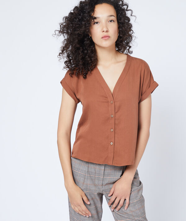 Blouse boutonnée en tencel® Blouse boutonnée en tencel®