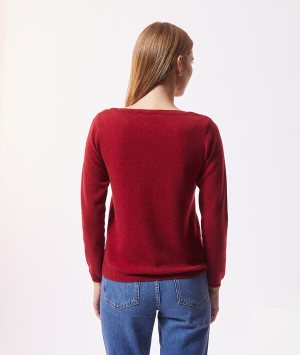 Pull col bateau en cachemire Pull col bateau en cachemire