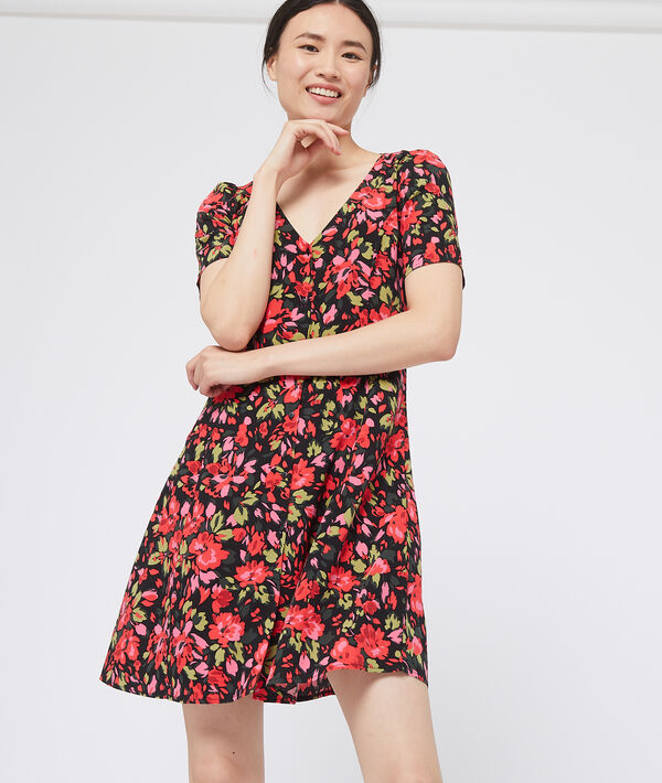 Robe évasée à imprimé fleuri Robe évasée à imprimé fleuri