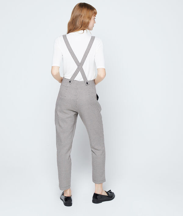 Pantalon carotte à bretelles Pantalon carotte à bretelles