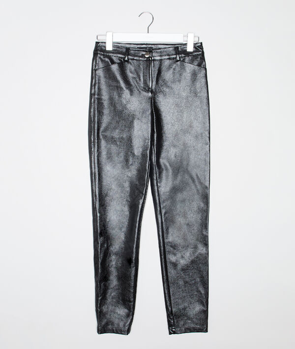 Pantalon slim en vinyle Pantalon slim en vinyle