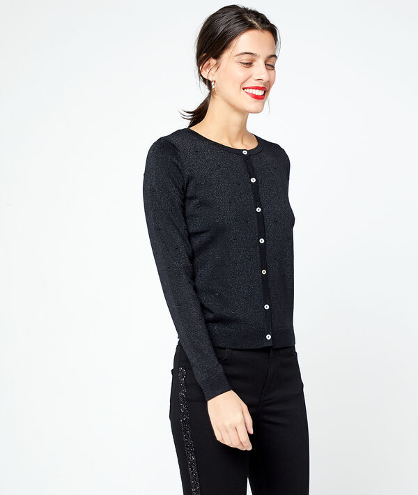Cardigan à fils métallisés Cardigan à fils métallisés