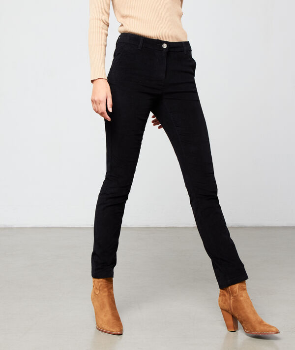 Pantalon slim en velours Pantalon slim en velours