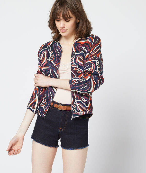 Bomber à imprimé floral Bomber à imprimé floral