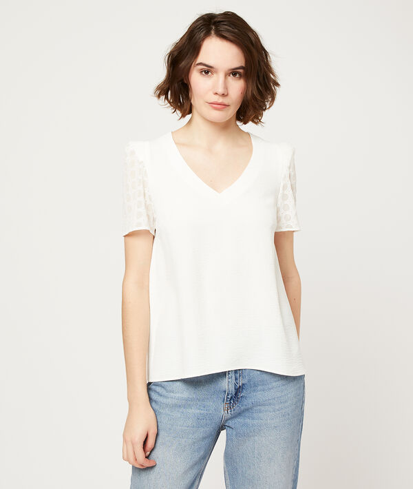 Blouse manches ajourées Blouse manches ajourées