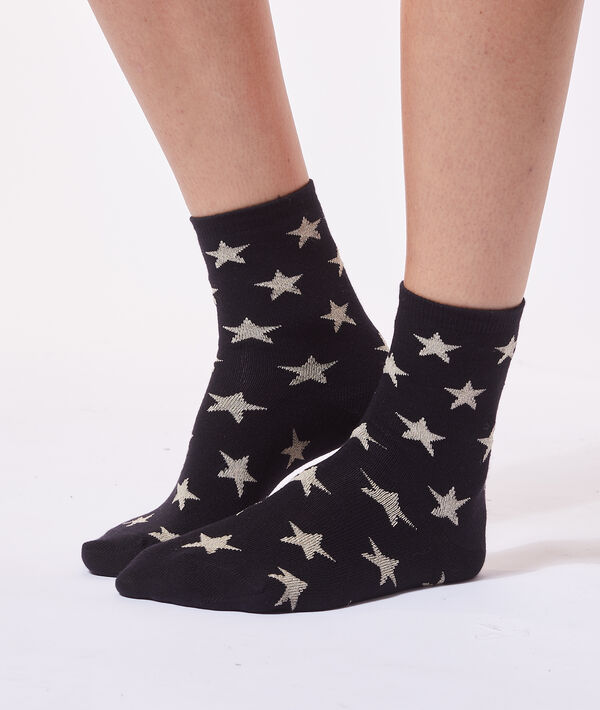 Chaussettes étoiles à fils métallisés Chaussettes étoiles à fils métallisés