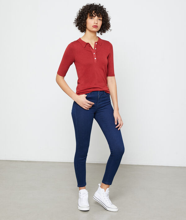 Jean skinny delave sombre.