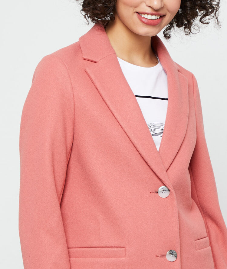 Manteau droit nude.