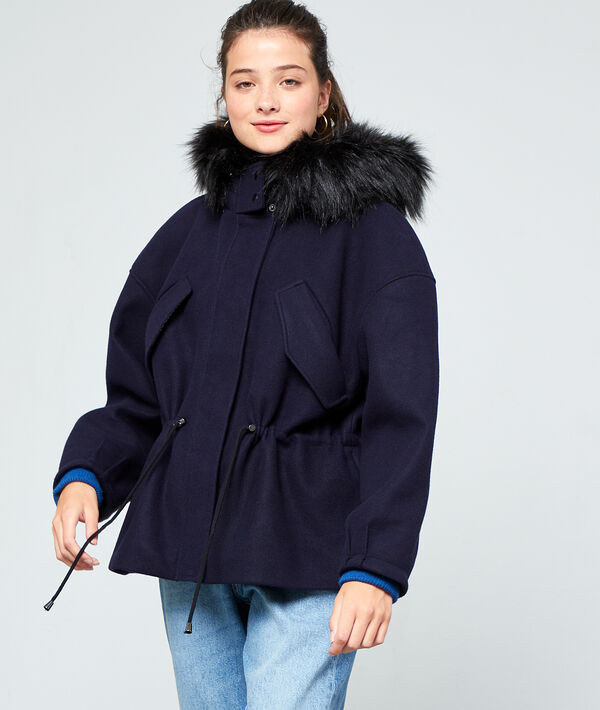 Parka capuche en fausse fourrure Parka capuche en fausse fourrure