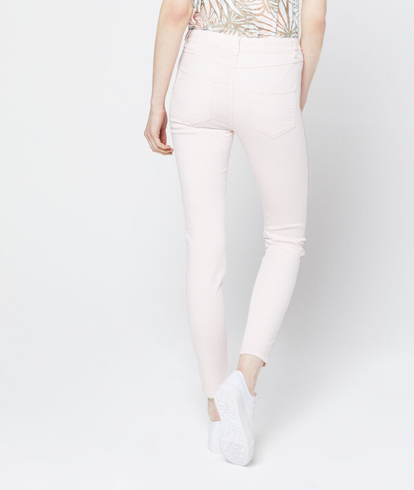 Pantalon slim à bords métallisés Pantalon slim à bords métallisés