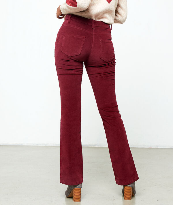 Pantalon flare effet velours Pantalon flare effet velours