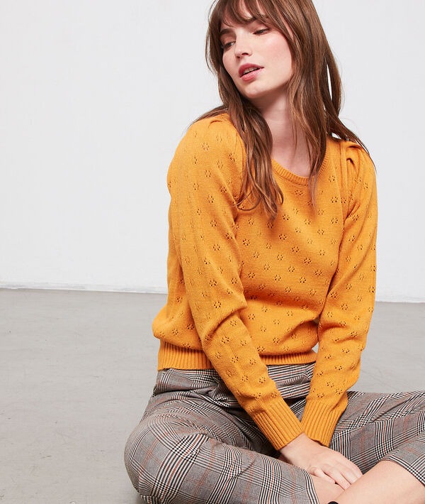 Pull en maille pointelle Pull en maille pointelle