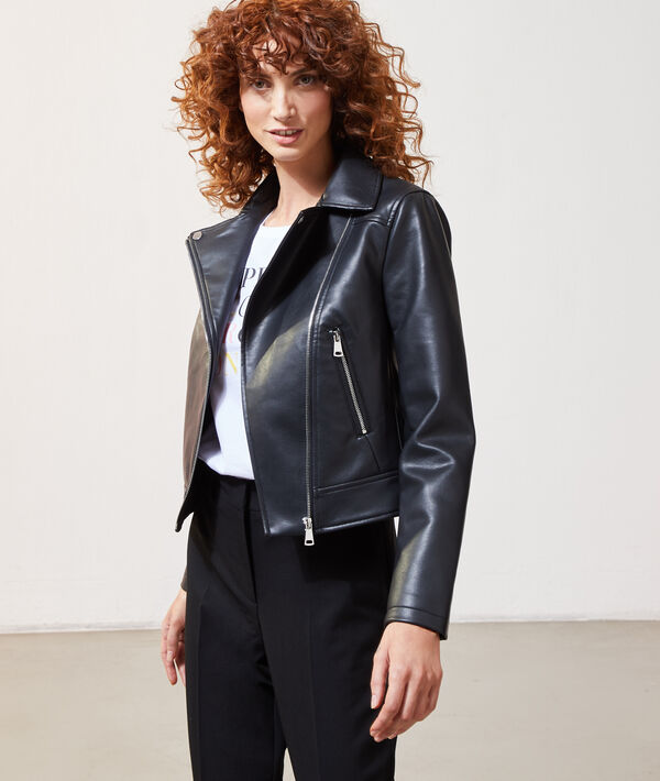 Veste de biker effet cuir Veste de biker effet cuir