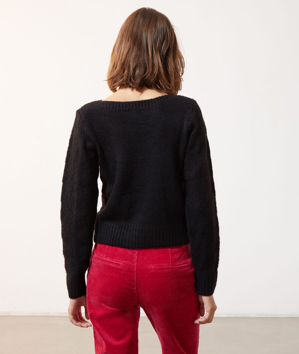 Pull en maille pointelle Pull en maille pointelle