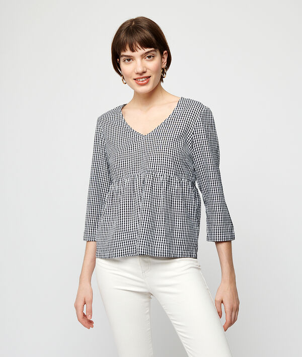 Blouse imprimé vichy Blouse imprimé vichy