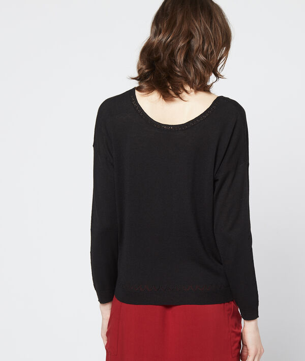 Pull col v en maille fine Pull col v en maille fine