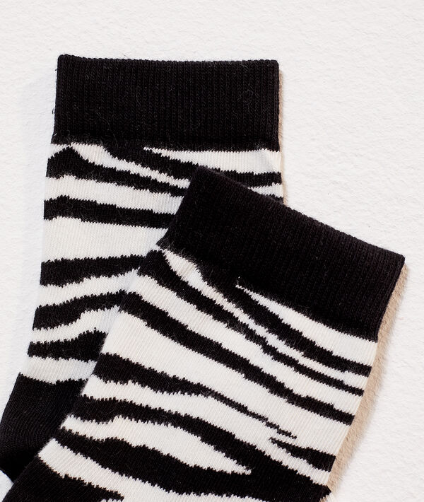 Chaussettes zèbre Chaussettes zèbre
