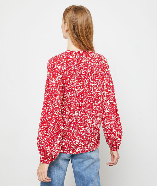 Blouse à motifs coeur Blouse à motifs coeur