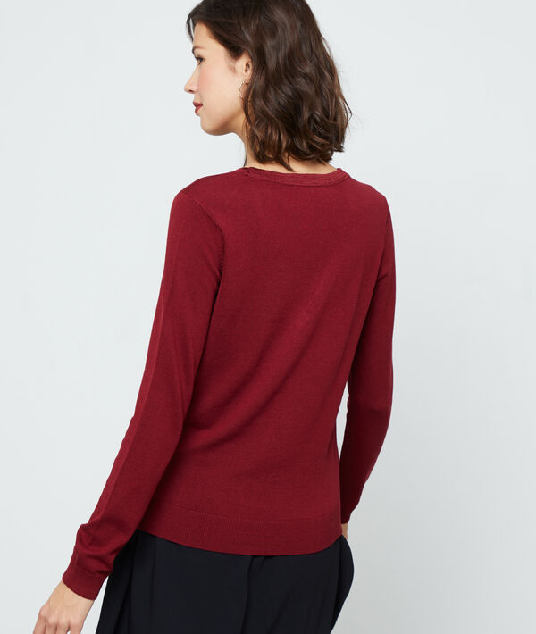 Pull col v en maille fine Pull col v en maille fine